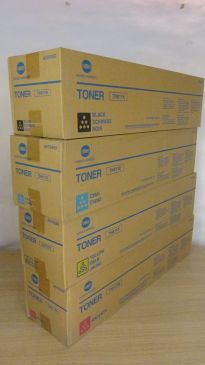 Genuine Konica Minolta TN611K TN611M TN611Y TN611C Toner Set CMYK
