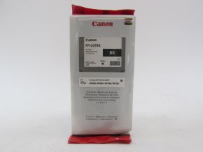 Genuine Canon PFI-207BK Black Ink Cartridge 300ml
