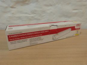 Genuine Original OKI C9600 C9650 C9800 C9850 Yellow Toner 42918913